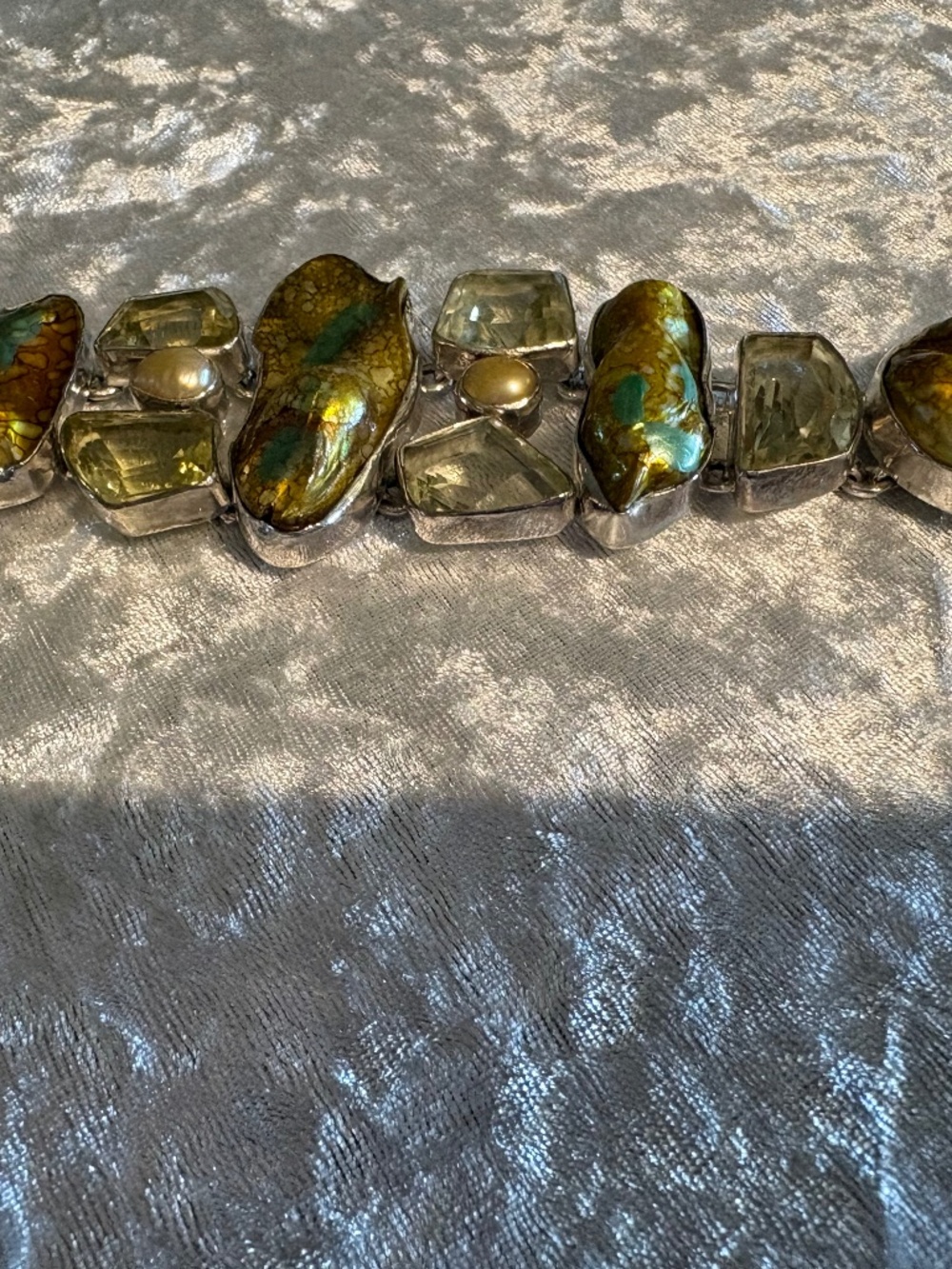 One of a kind statement bracelet